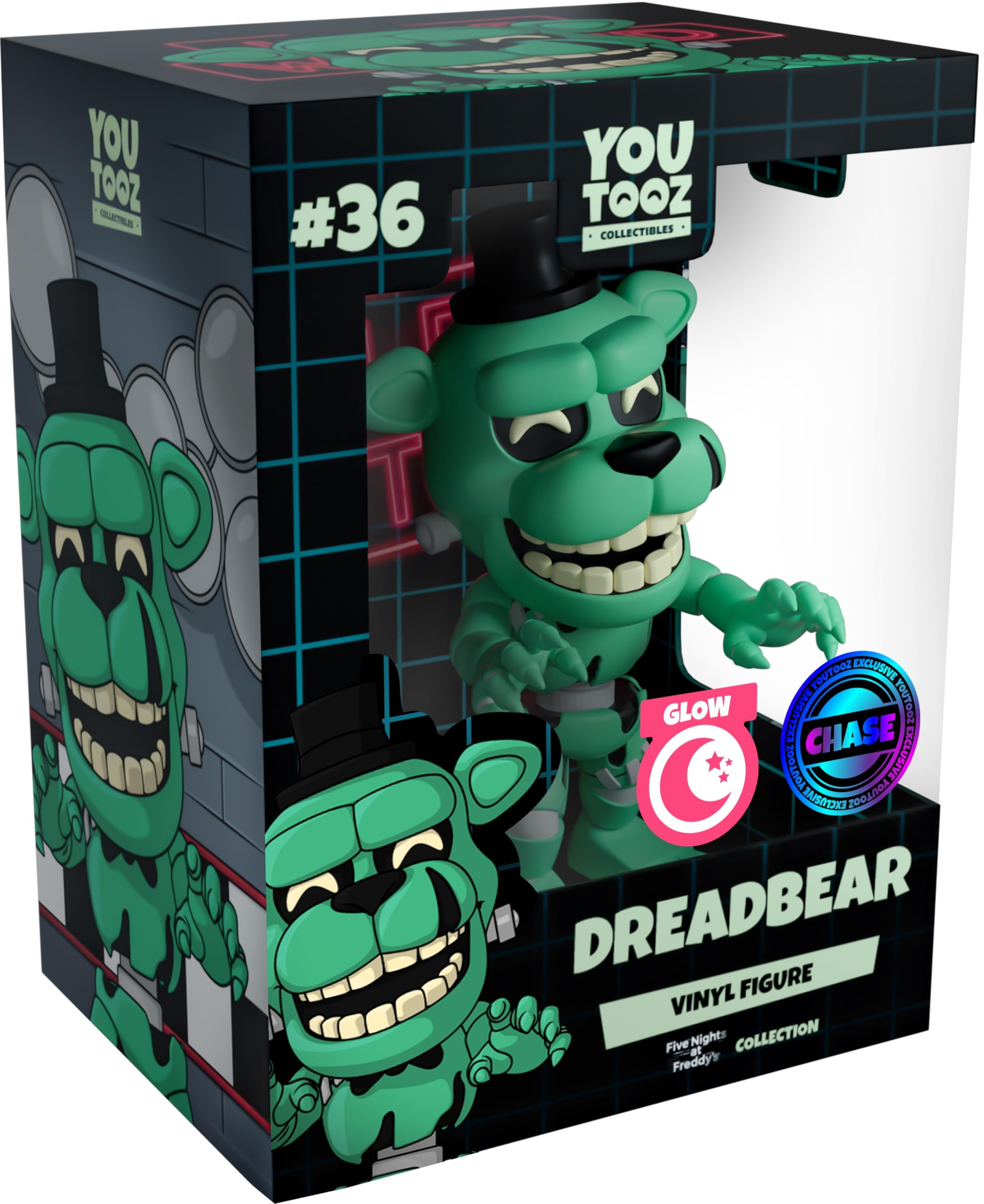 Photos - Action Figures / Transformers Youtooz FNAF Dreadbear 4.8 Dread Bear Vinyl Figure Collectible Dreadbear from Five Nights at Freddy’s by Youtooz FNAF Collec