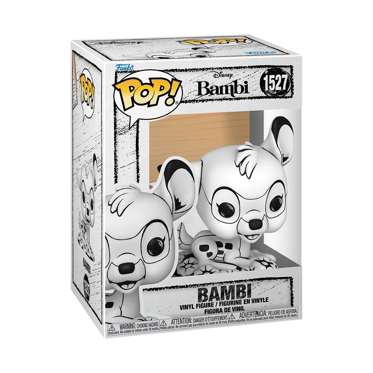 Photos - Action Figures / Transformers Funko POP! Disney: Sketched - Bambi - Collectable Vinyl Figure - Gift Idea - Official Merchandise - Toys for Kids & Adults  