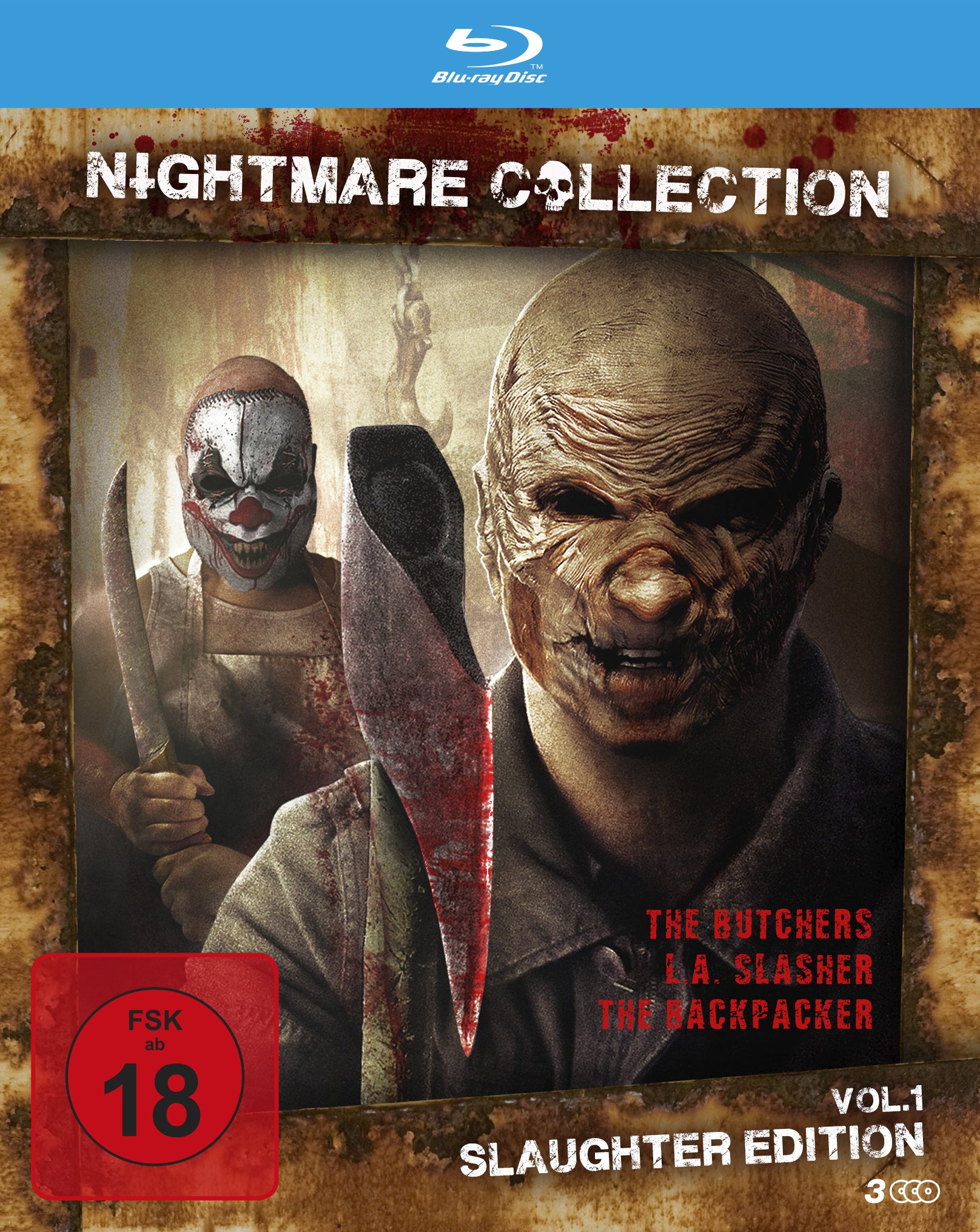 VARIOUS - NIGHTMARE COLLECTION VOL.1-SLAUGHTER EDITION (1 Blu-ray) (Blu-ray)