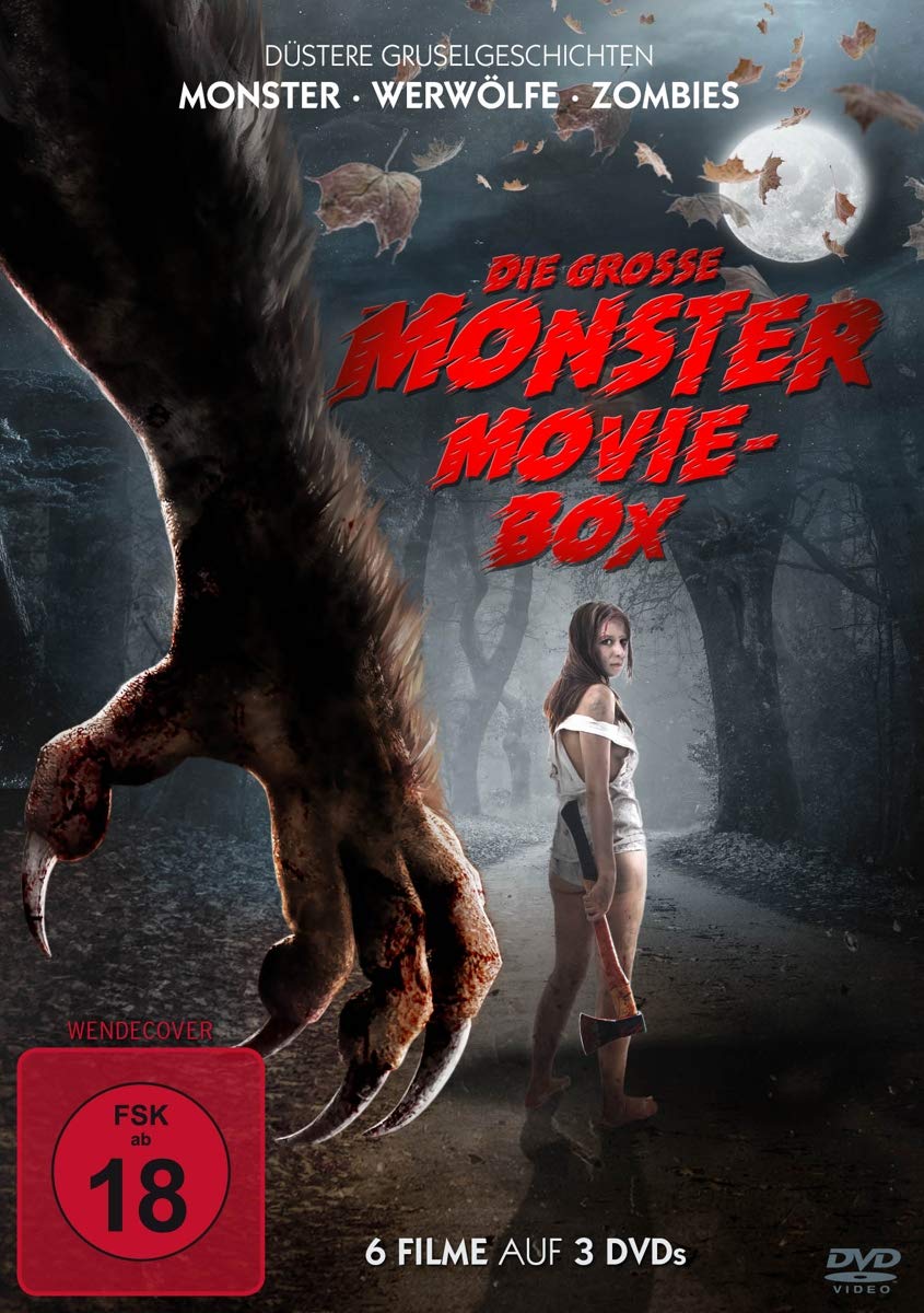 Die gro&szlig;e Monster Movie-Box - (6 Filme) -  - (Dartmoor Beast Darkest Day The Hollow Child Uncaged Tank 432 Dead Sea) (DVD)