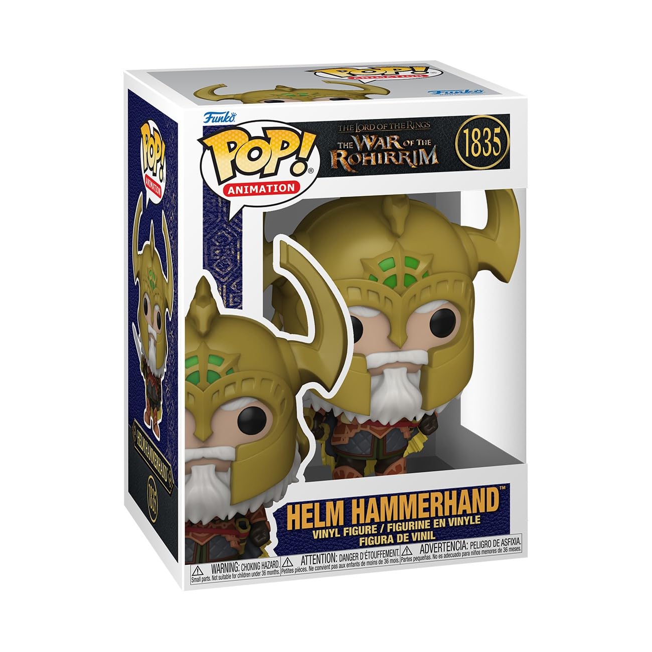 Photos - Action Figures / Transformers Funko Pop! Animation: WoR - Helm Hammerhand: King Of Rohan Hammerhand - Lord Of the Rings: the War Of Rohirrium - Collectabl 