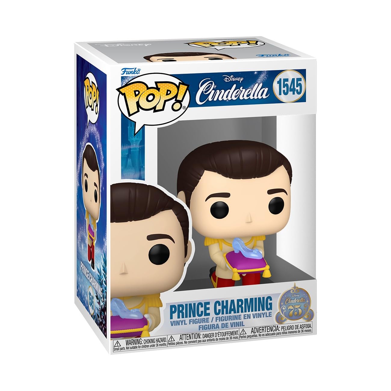 Photos - Action Figures / Transformers Funko Pop! Disney: Cinderellas 75th - Prince Charming - Collectable Vinyl Figure - Gift Idea - Official Merchandise - Toys f 