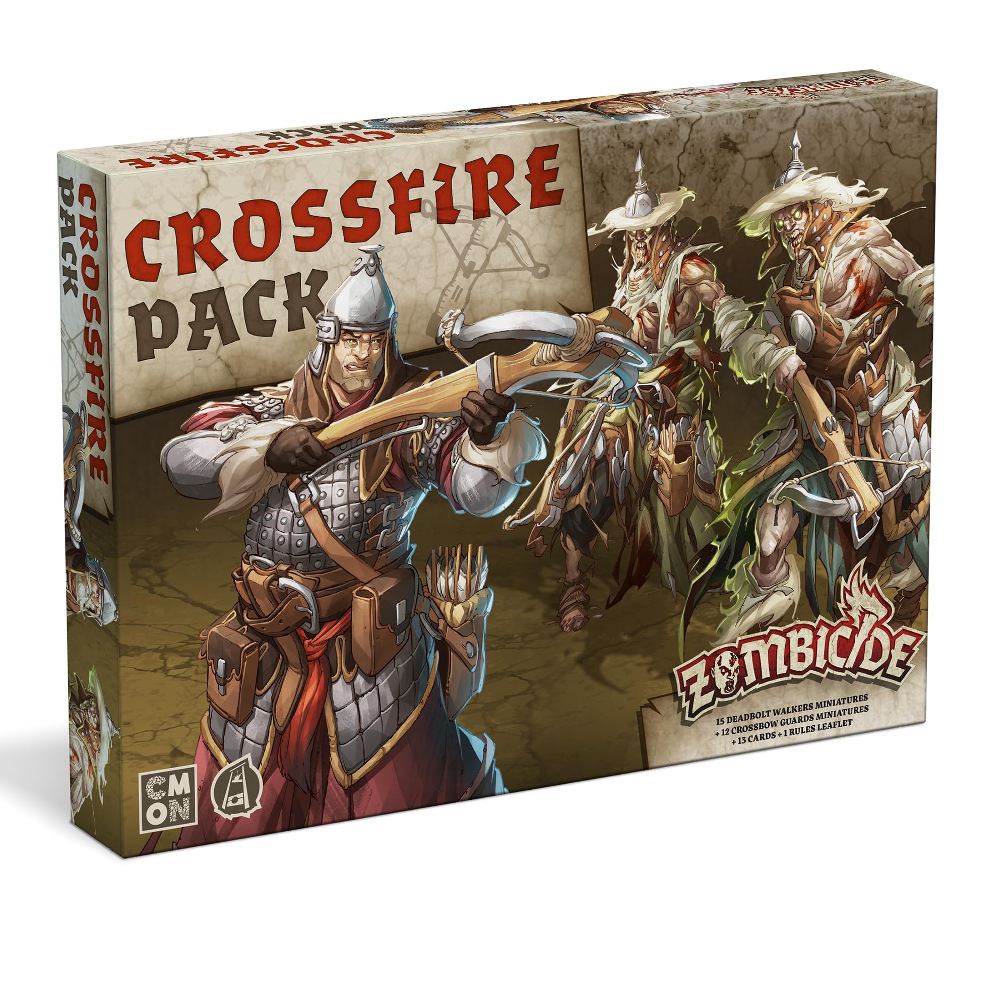 Photos - Jigsaw Puzzle / Mosaic Asmodee CMON Zombicide: White Death Expansion: Crossfire Pack Board Game Expansion Ages 14+ 1-6 Players 60+ Minutes Playing Time ‎CM 