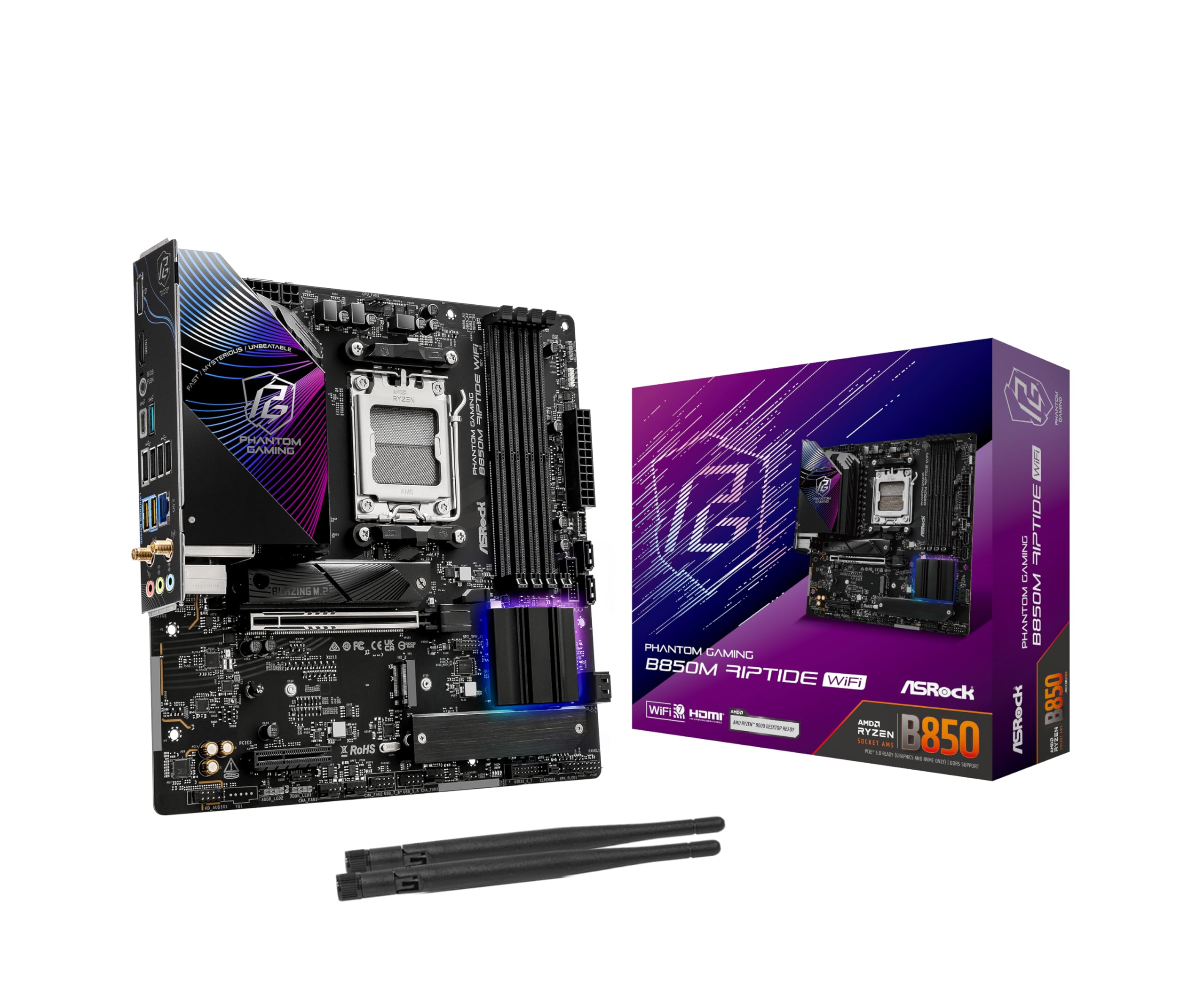 MB ASRock AMD AM5 B850M Riptide WiFi