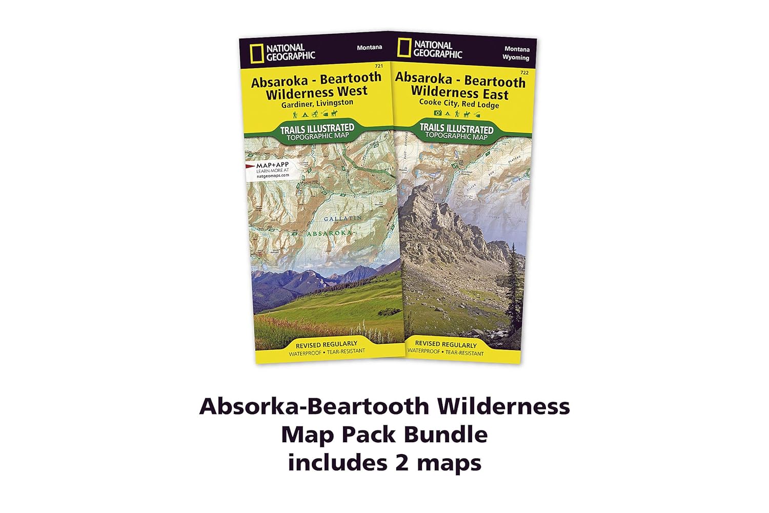 NATIONAL GEOGRAPHIC MAPS Absorka-Beartooth Wilderness [Map Pack Bundle ...