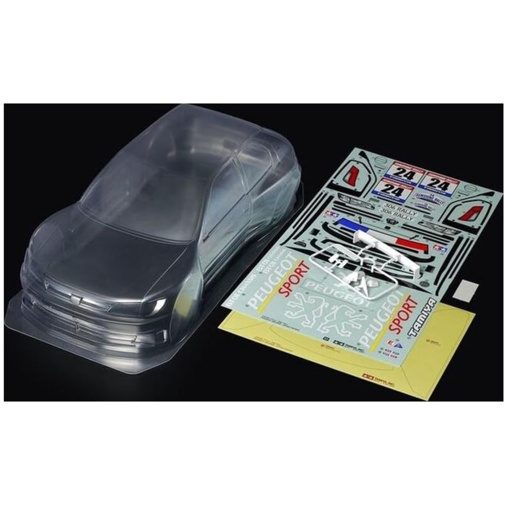 Photos - Model Building Kit TAMIYA 51753 Body Set Peugeot 306 Maxi RS257 mm Accessories for Remote Controlled Car Replacement Body RC Model Making Multi 