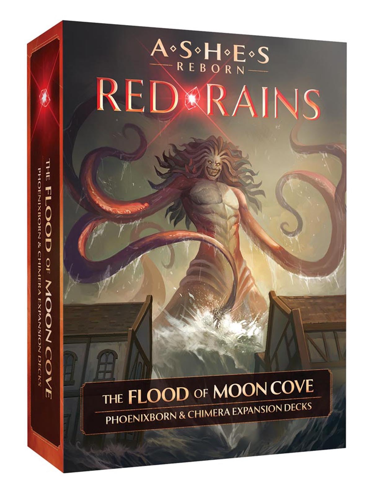 Photos - Action Figures / Transformers Plaid Hat Games Ashes Reborn Red Rains: The Flood of Moon Cove Expansion Card Game 2 Players Ages 14 and up English ‎PHG-123 