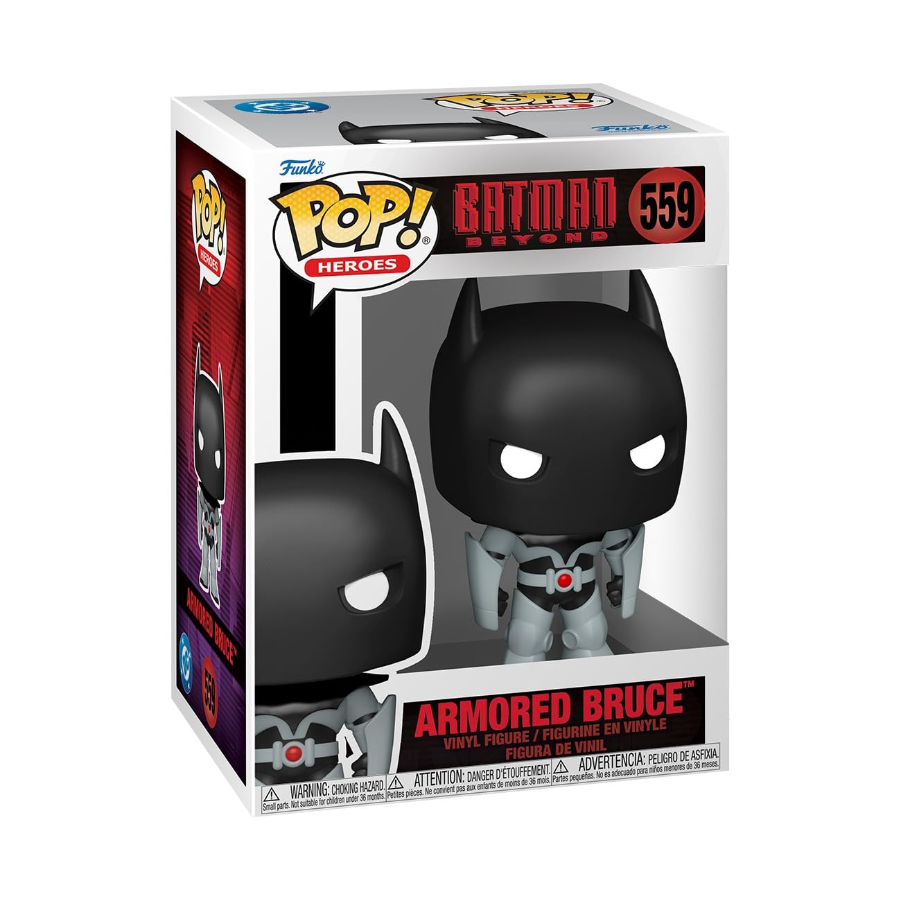 Photos - Action Figures / Transformers Funko Pop! Heroes: Batman Beyond - Armored Bruce Wayne - DC Comics - Collectable Vinyl Figure - Gift Idea - Official Merchan 