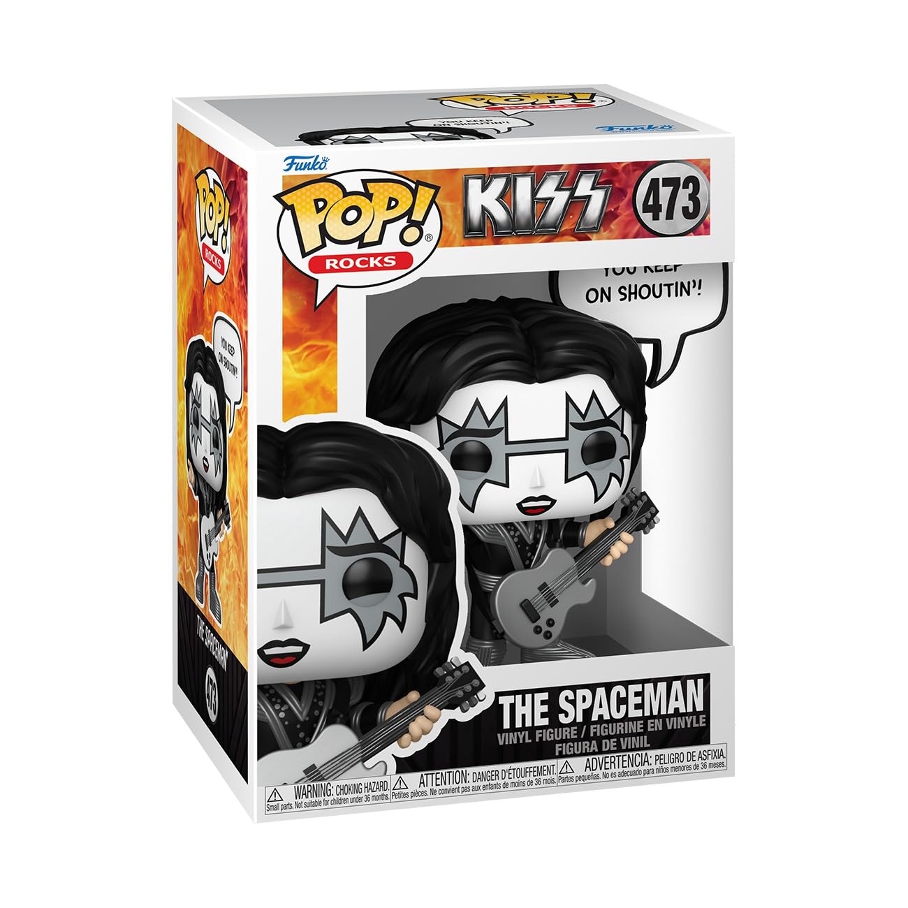Photos - Action Figures / Transformers Funko Pop! Sayings: the Spaceman - - KISS - Collectable Vinyl Figure - Gift Idea - Official Merchandise - To (R&R All Night)