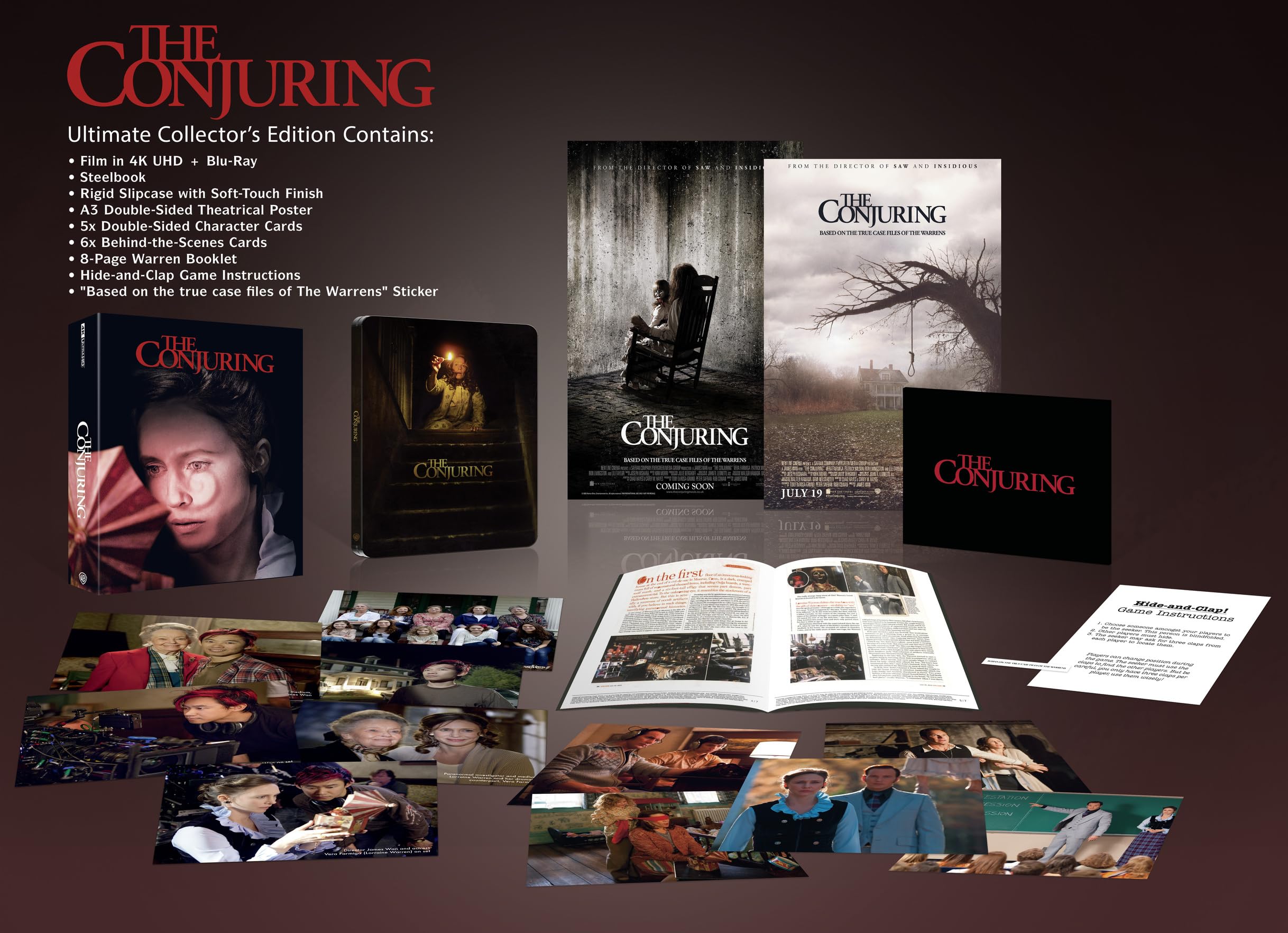 The Conjuring Collector's Edition with Steelbook (4K Ultra HD)