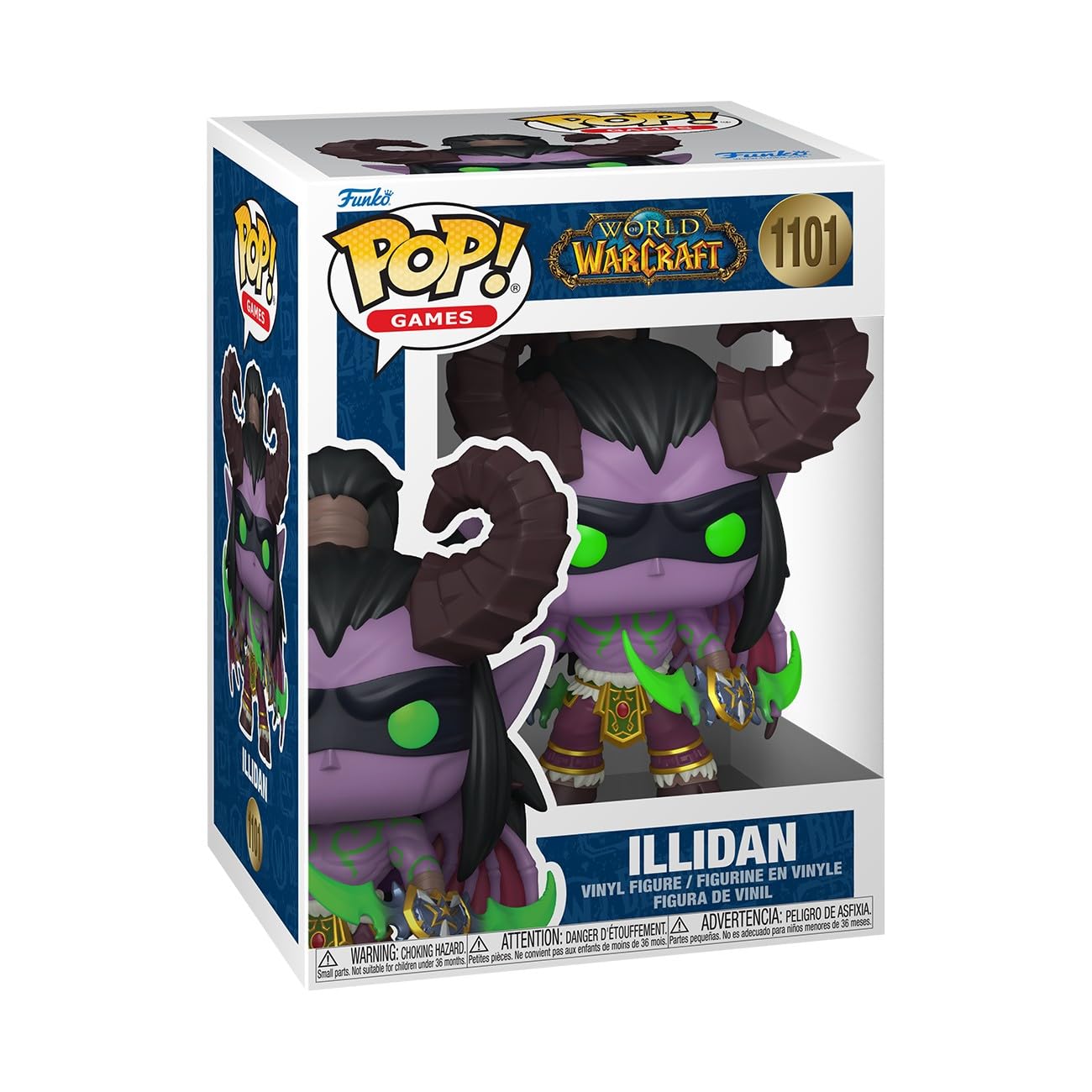 Photos - Action Figures / Transformers Funko Pop! Games: World Of Warcraft - Illidan Stormrage - 1/6 Odds for Rare Chase Variant - Collectable Vinyl Figure - Gift 