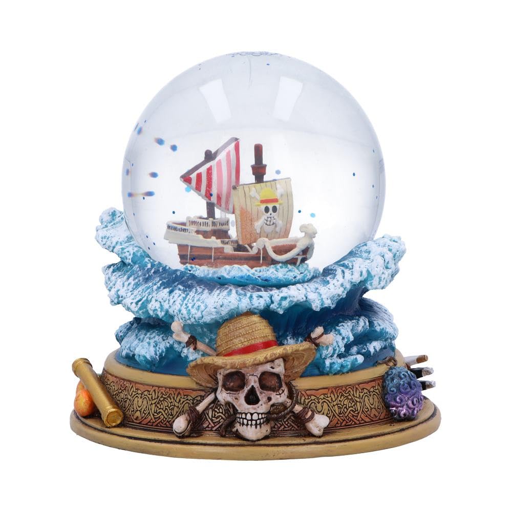 Photos - Action Figures / Transformers Now Nemesis  One Piece Going Merry Snow Globe – Official Licensed Anime Collectible Straw Hat Pirates Ship Display with Glitt 