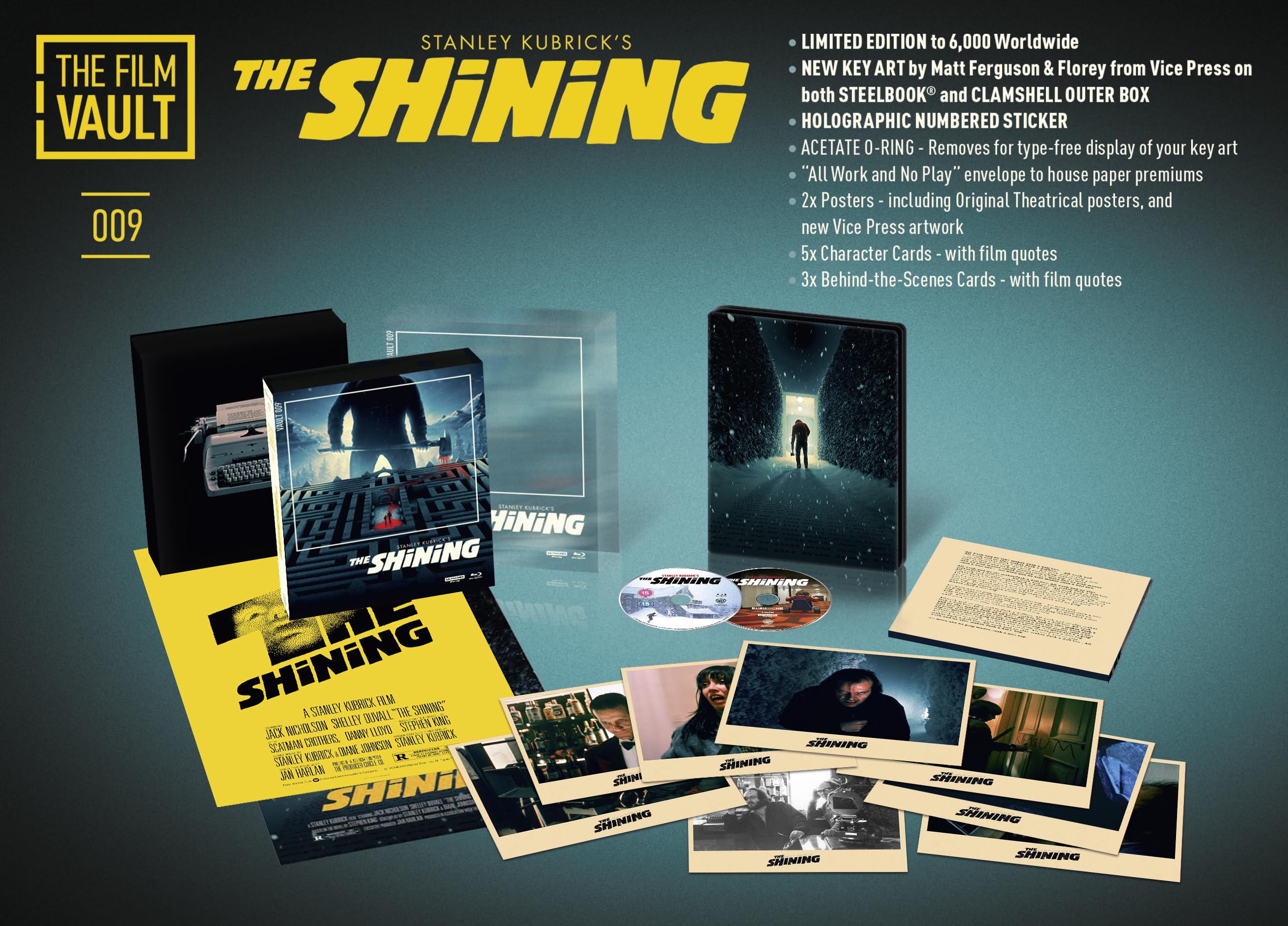 The Film Vault Wave 3: The Shining Special Edition (4K Ultra HD)