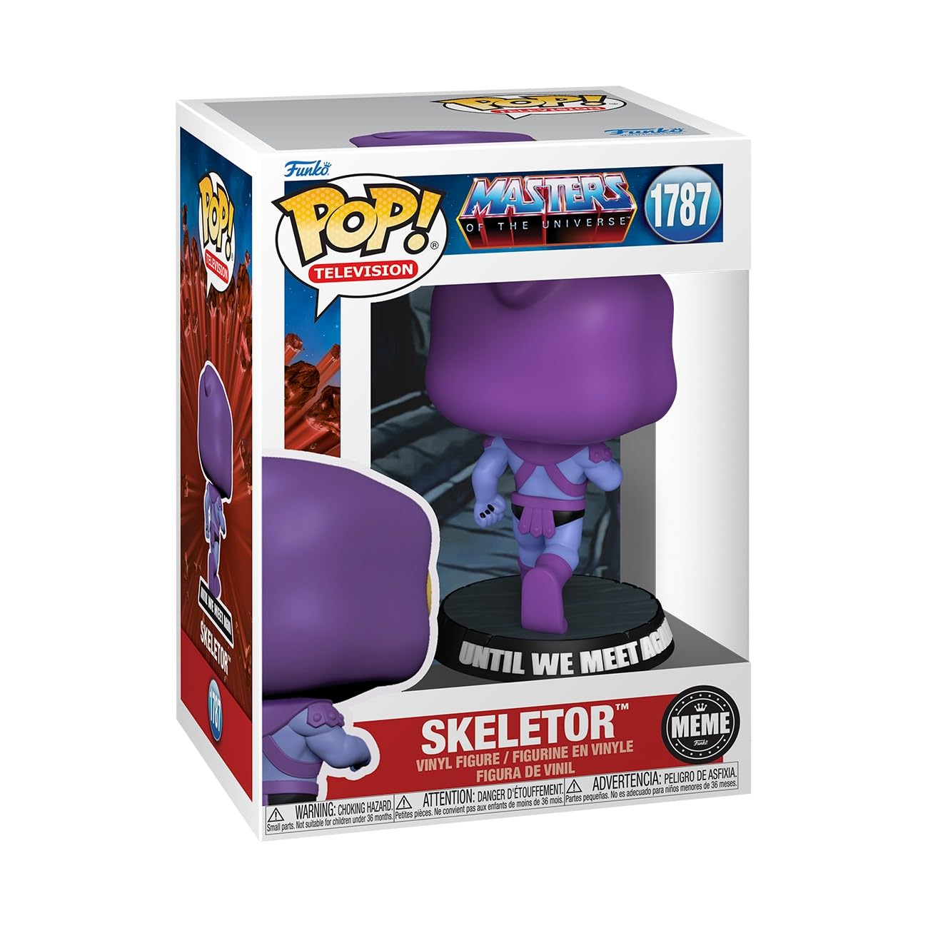 Photos - Action Figures / Transformers Funko Pop! TV: Meme - Skeletor Running Away - Masters Of the Universe - Collectable Vinyl Figure - Gift Idea - Official Merc 
