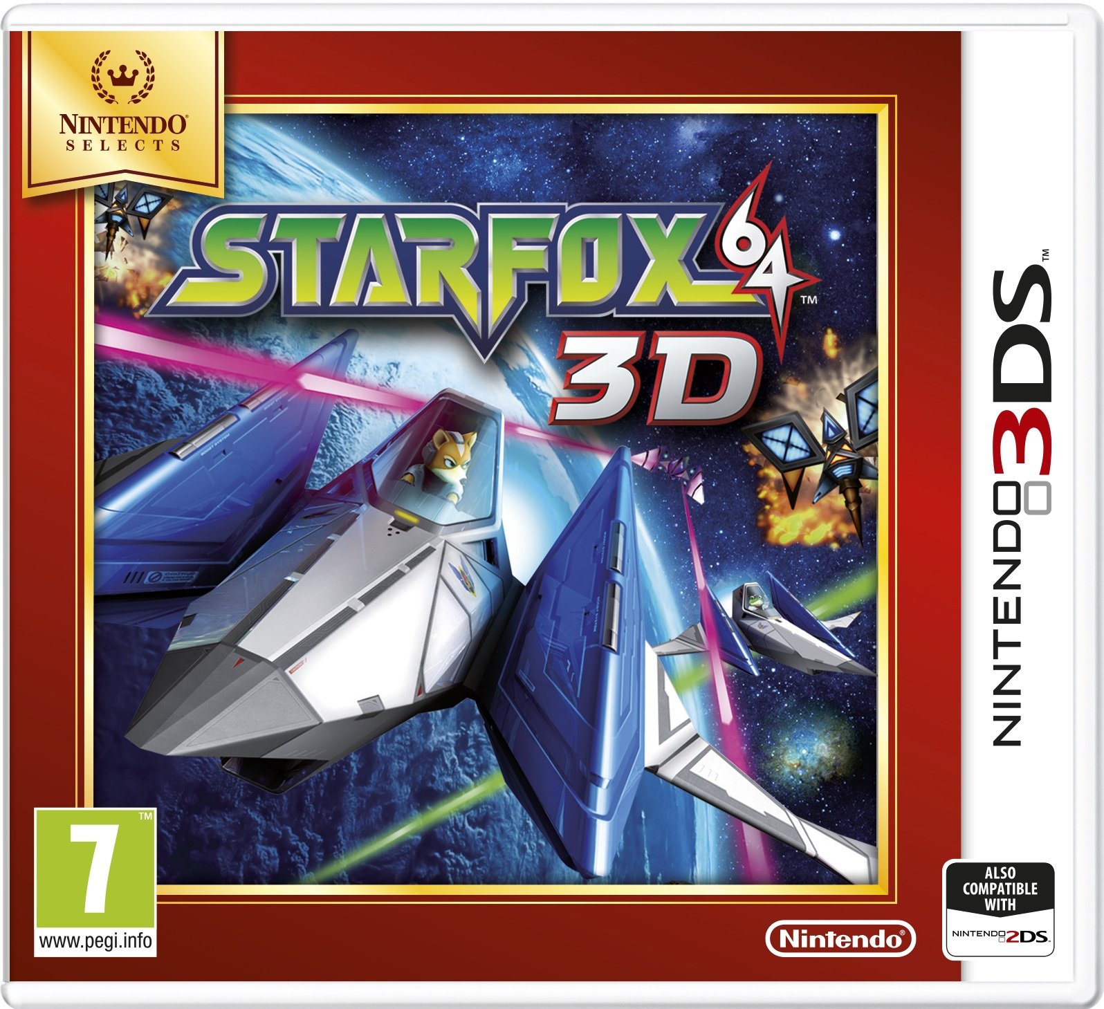 Photos - Game Nintendo Selects - Star Fox 64  Star Fox 64 3D Single 178892 ( 3DS)