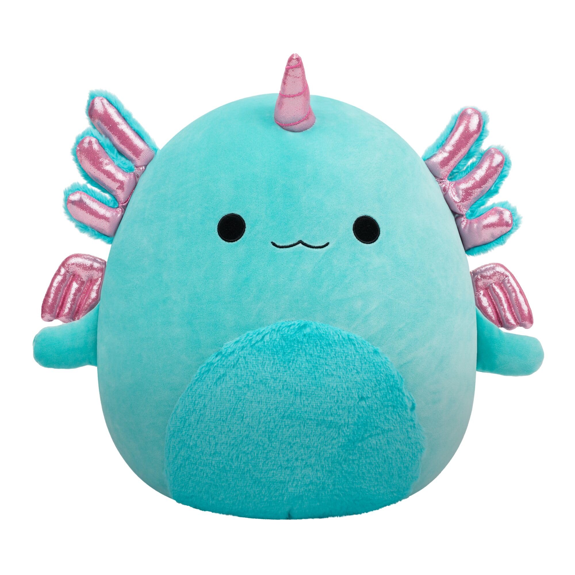 Photos - Doll Jazwares Squishmallows Original 16-Inch Bellamy the Teal Axolotl Alicorn - Official  Plush Bellamy Axolotl 191726029137 