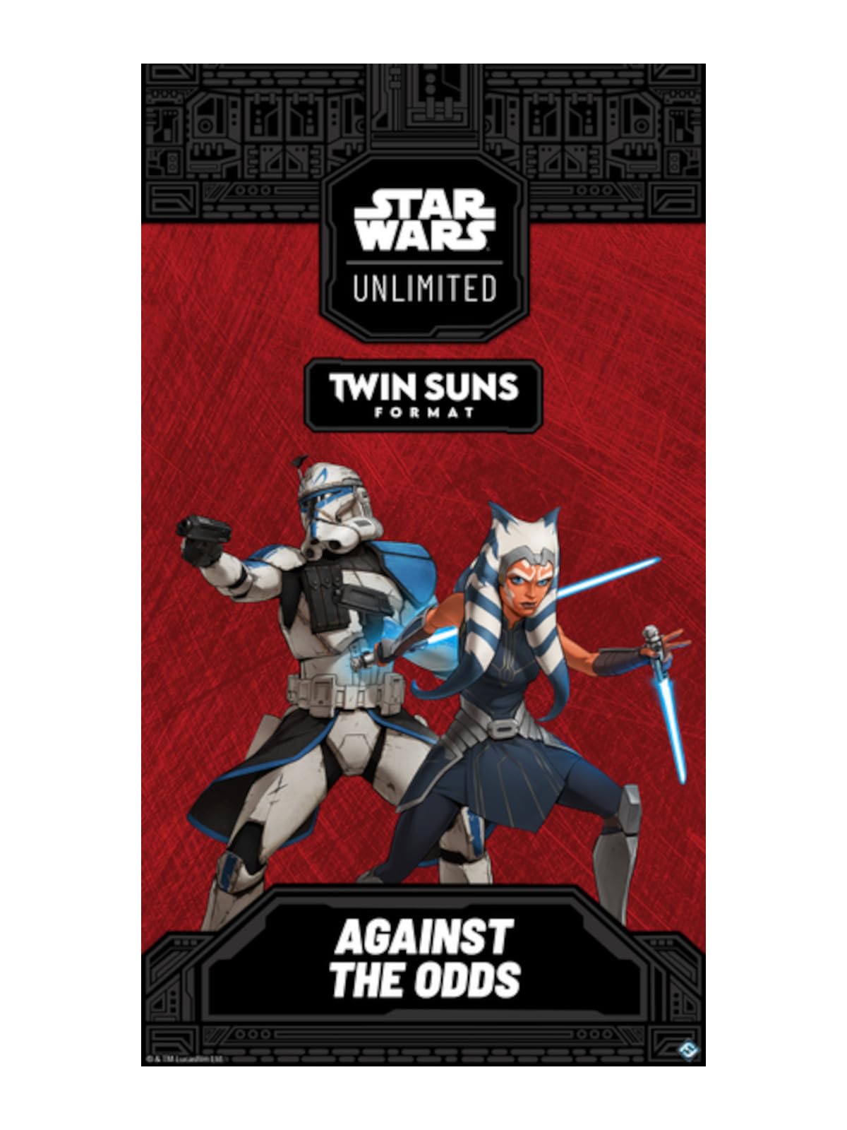 Photos - Action Figures / Transformers Star Asmodee  Wars: Unlimited TCG Against The Odds: Ahsoka Tano and Rex Twin Suns Deck Prebuilt 80-Card Multiplayer Deck Age 