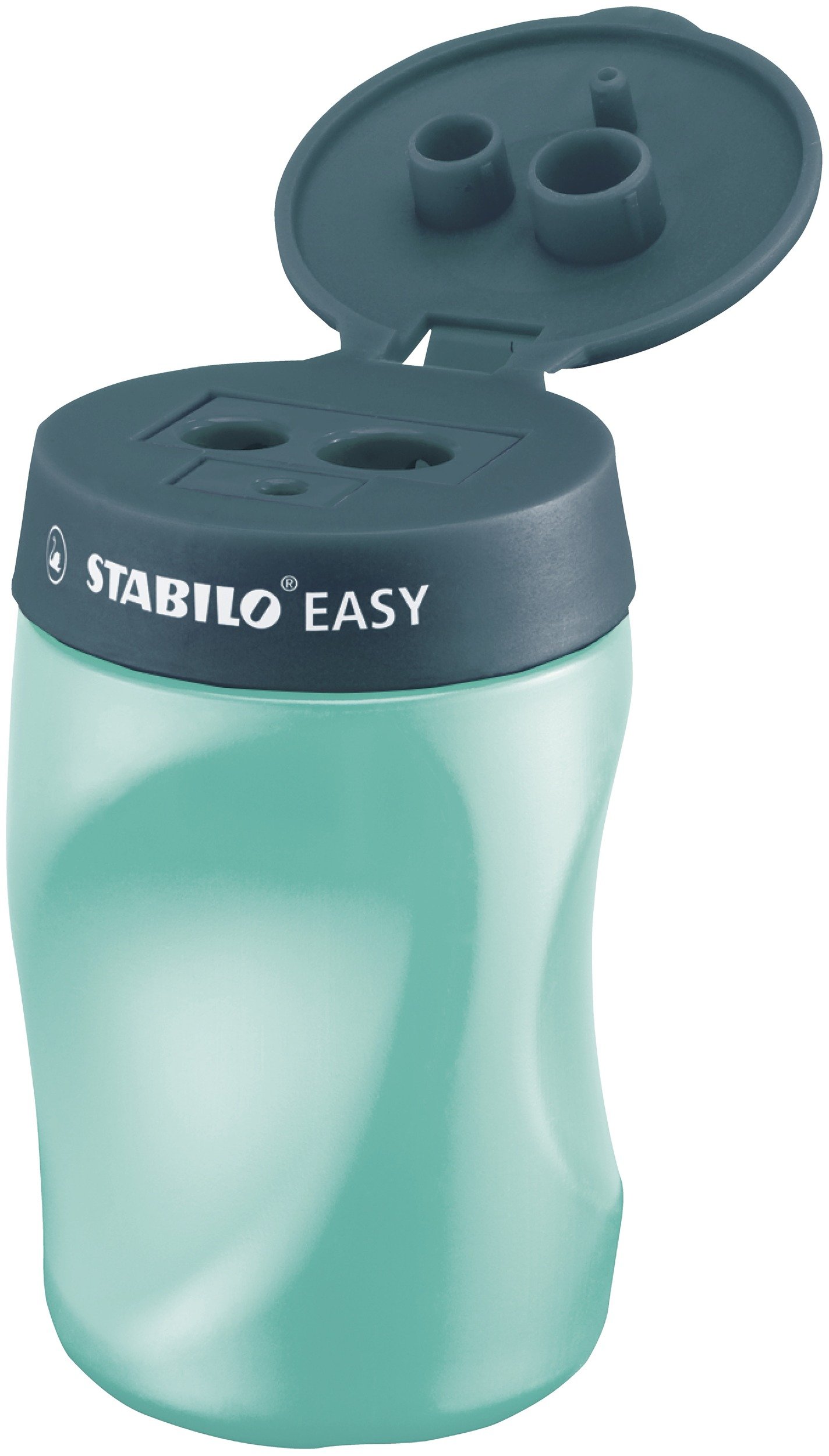 Ergonomic Container Sharpener - STABILO EASYsharpener - 3 in 1 - Right-Handed -