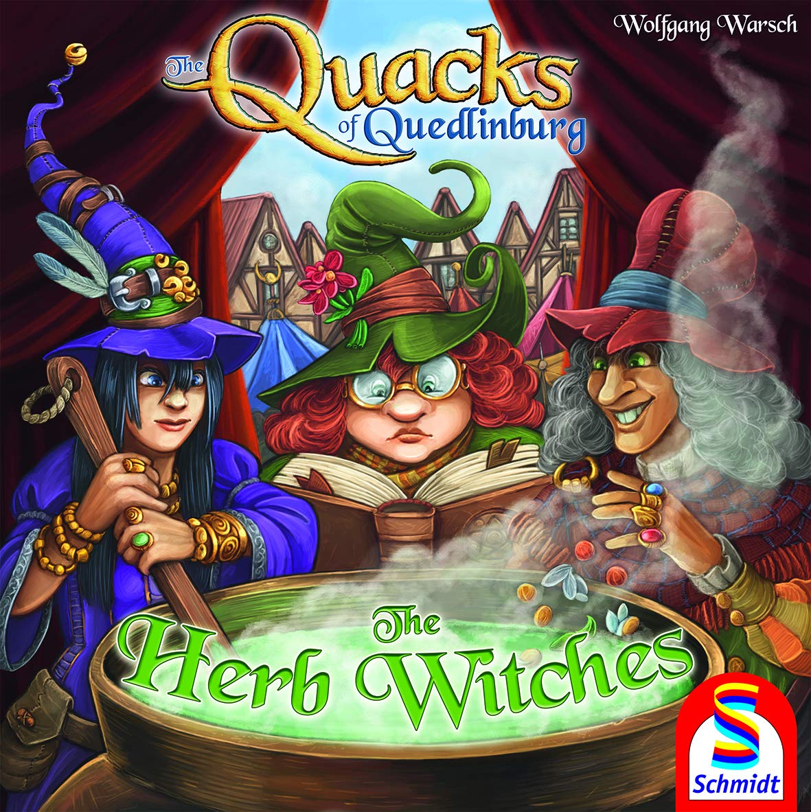 Photos - Jigsaw Puzzle / Mosaic Schmidt Quacks of Quedlinburg- Herb Witch Board Game Ages 10+ 2-5 Players 45 Minutes Playing Time The Quacks of Quedlinburg: 