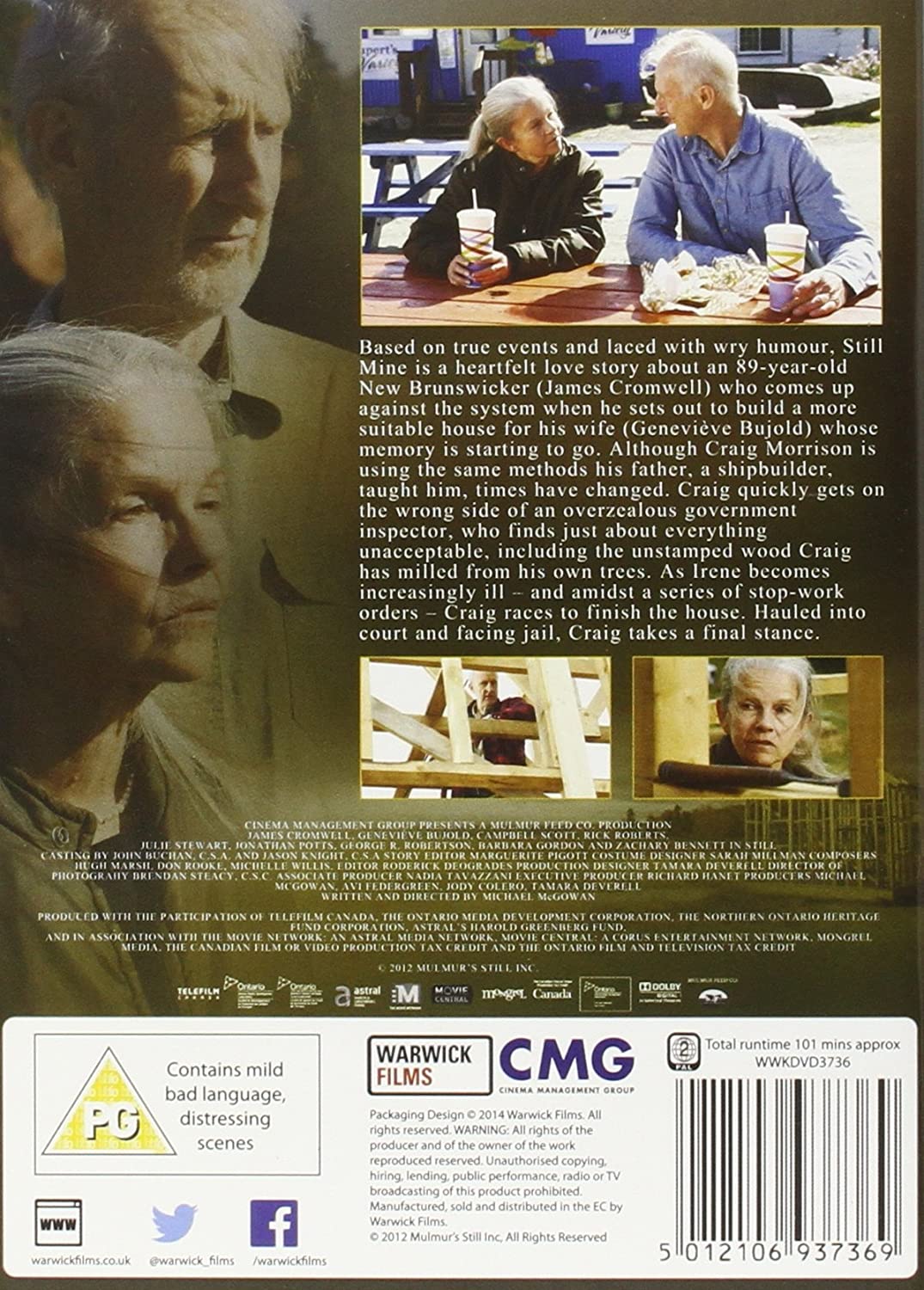 STILL MINE (DVD) James Cromwell Ronan Reeves Geneviève Bujold EUR 11,55 ...