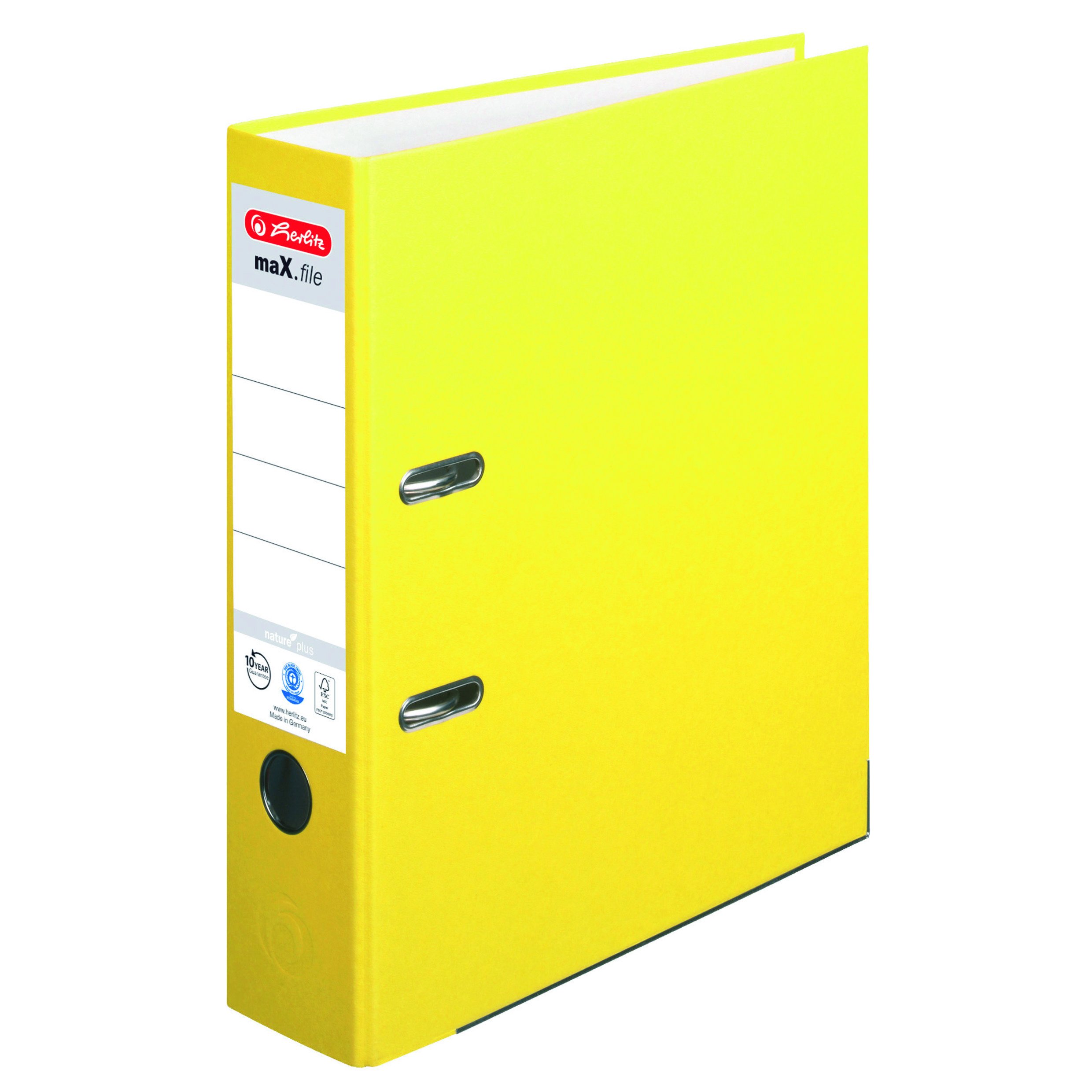Ordner A4 maX. File Nature Plus 8 cm Yellow