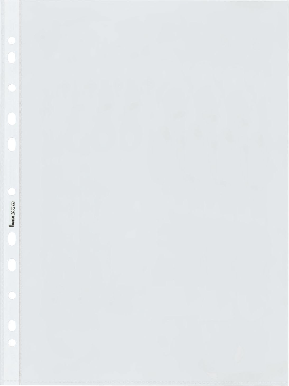 Bene 207200 Document Wallets A4 Transparent Polypropylene 100 µm Pack of 100