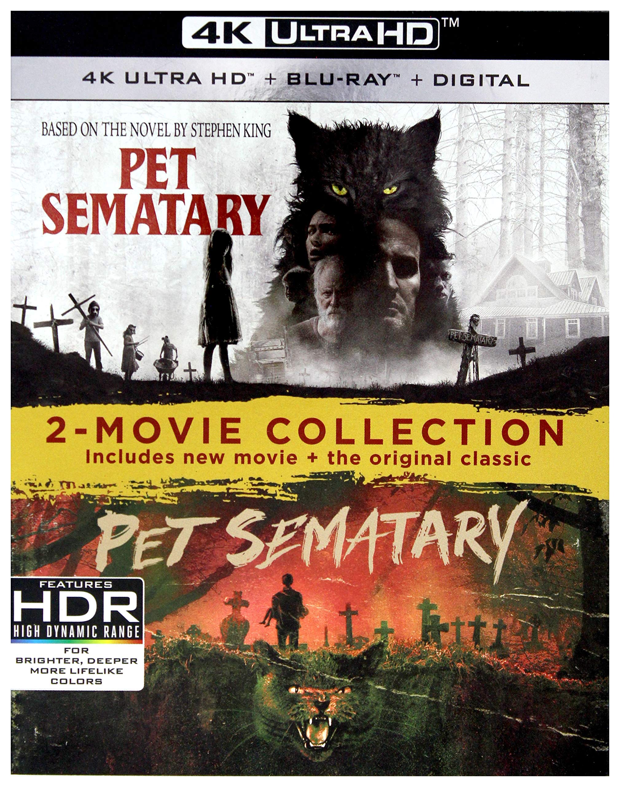 Pet Sematary 2019/1989 (2 Movie Collection) (4K Ultra HD)