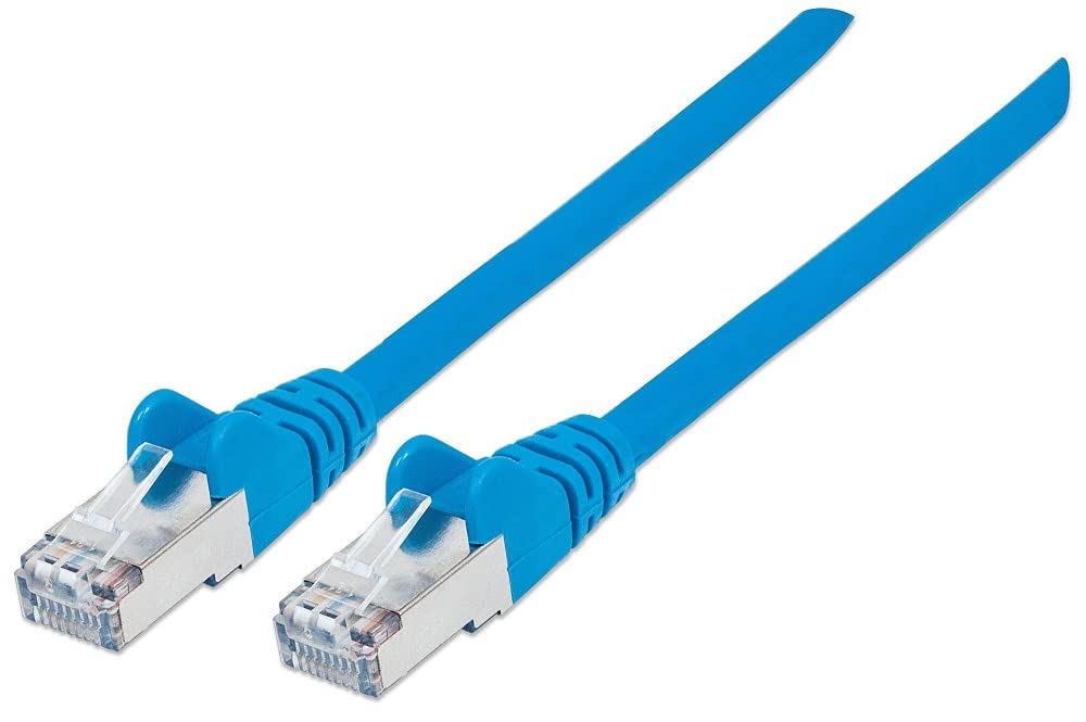 Сетевой соединительный кабель Intellinet, Cat6, 10 м, Синий, Медь, S/FTP, LSOH / LSZH, ПВХ