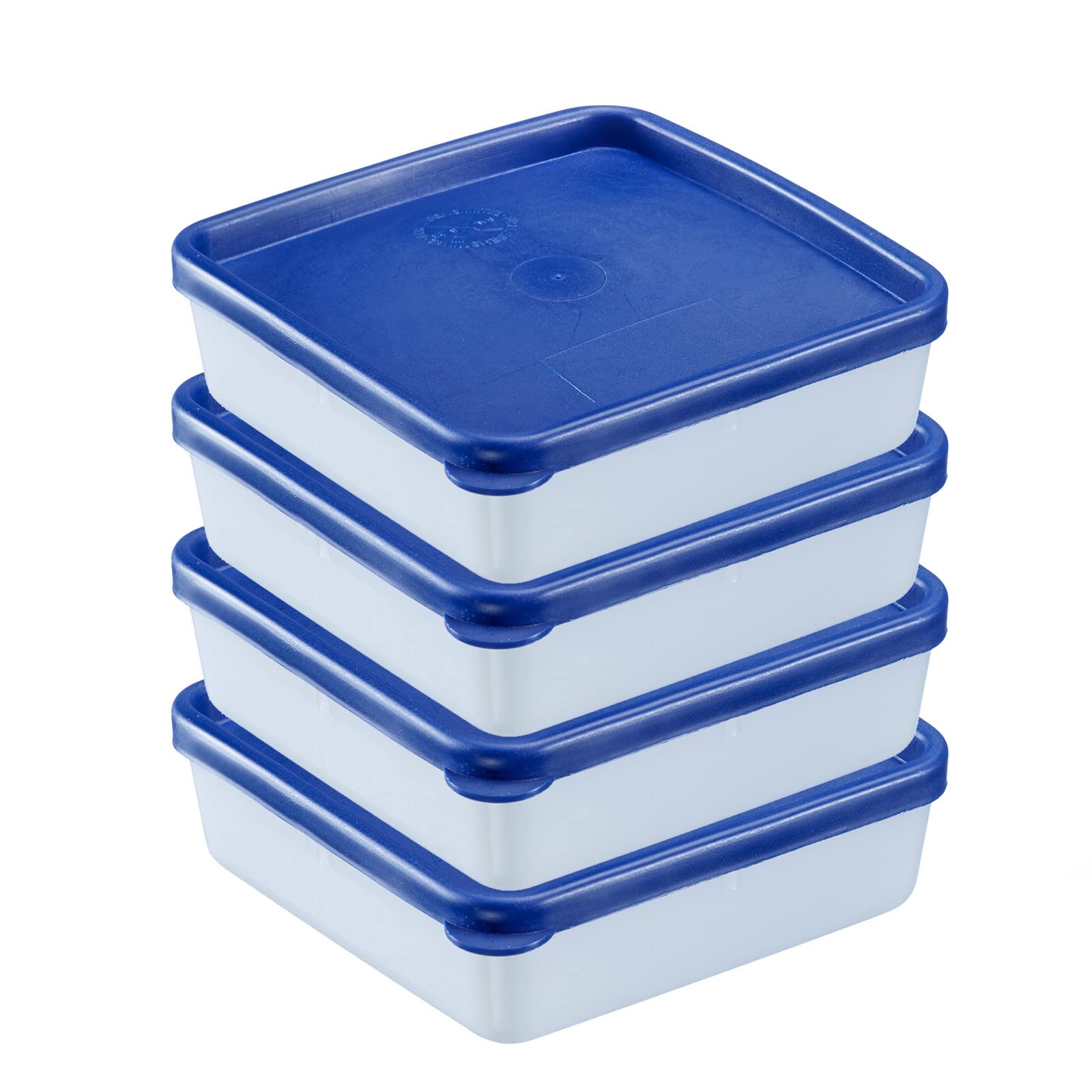 Westmark Set Of 4 Food/Freezer Containers, With Lid, Capacity: 0.25 L Each, Stac