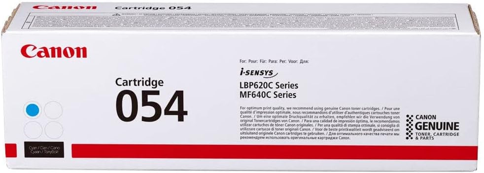 Canon Toner Cartridge 054 C - cyan - Standard Toner Cartridge blau - Afbeelding 2 van 2