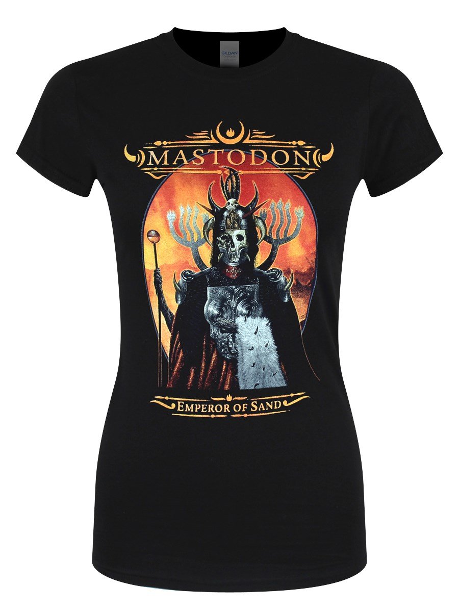 Mastodon Women’s Emperor of Sand Black Skinny T-Shirt