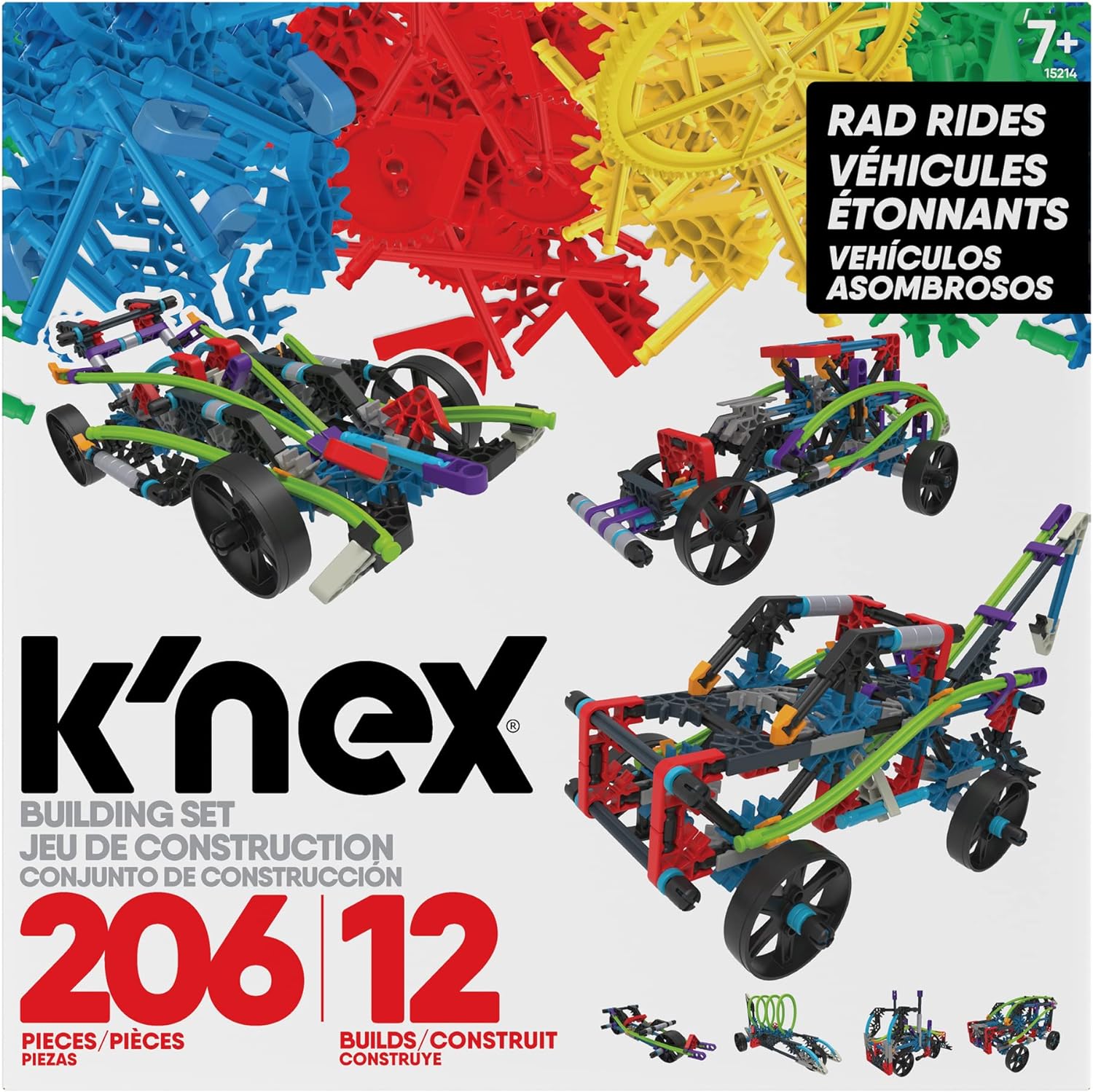 K'NEX Rad Rides Building Set 12 Model Educational Fun and Construction Toys - Picture 3 of 10