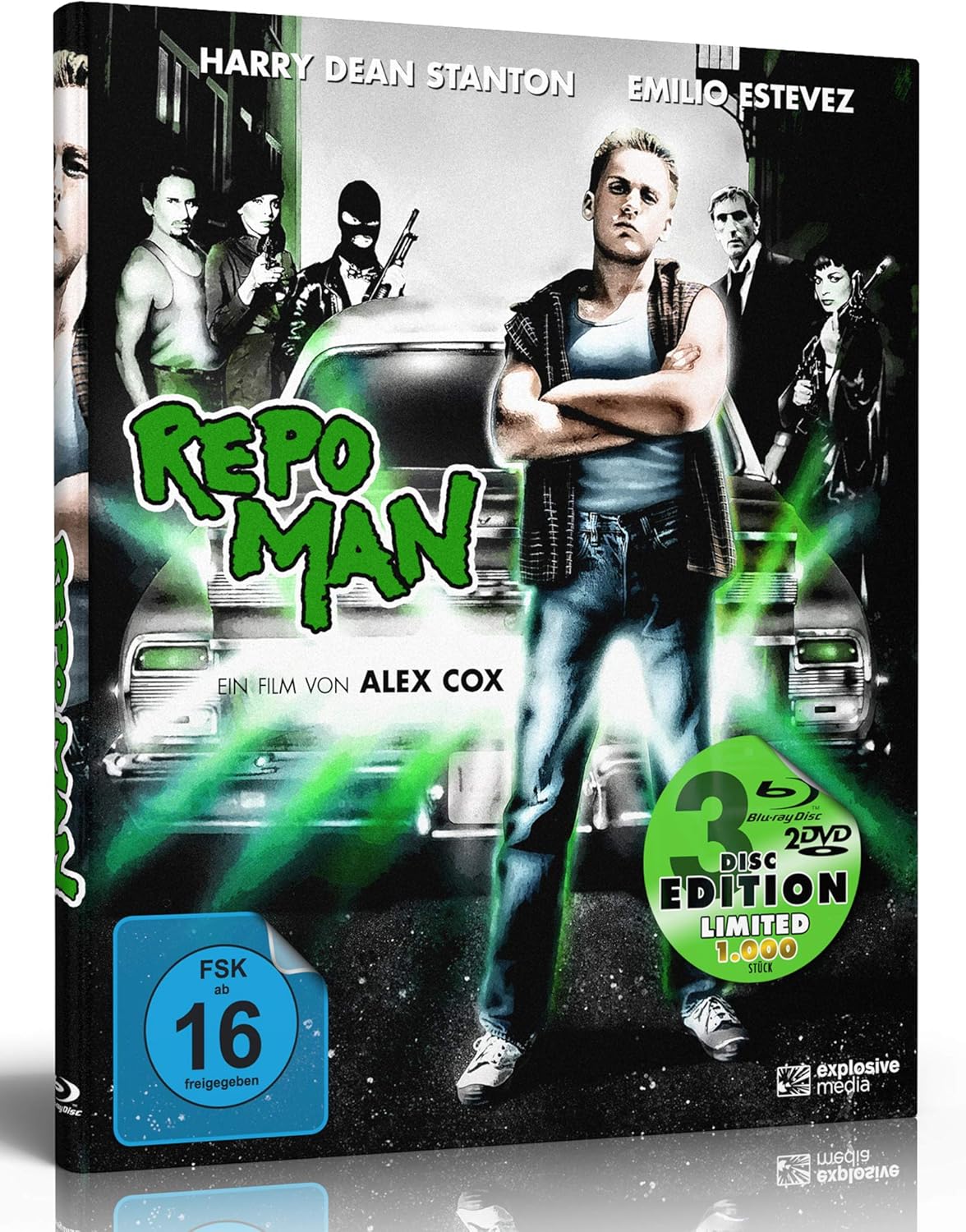 Repo Man (Mediabook, 1 Blu-ray + 2 DVDs) (Blu-ray) (UK IMPORT)