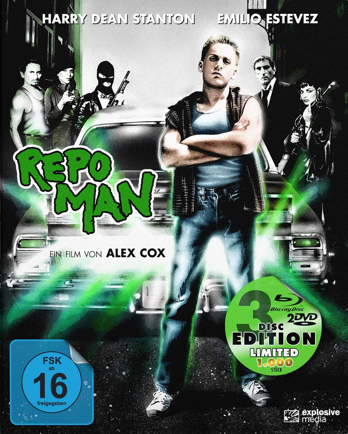 Repo Man (Mediabook, 1 Blu-ray + 2 DVDs) (Blu-ray) (UK IMPORT)