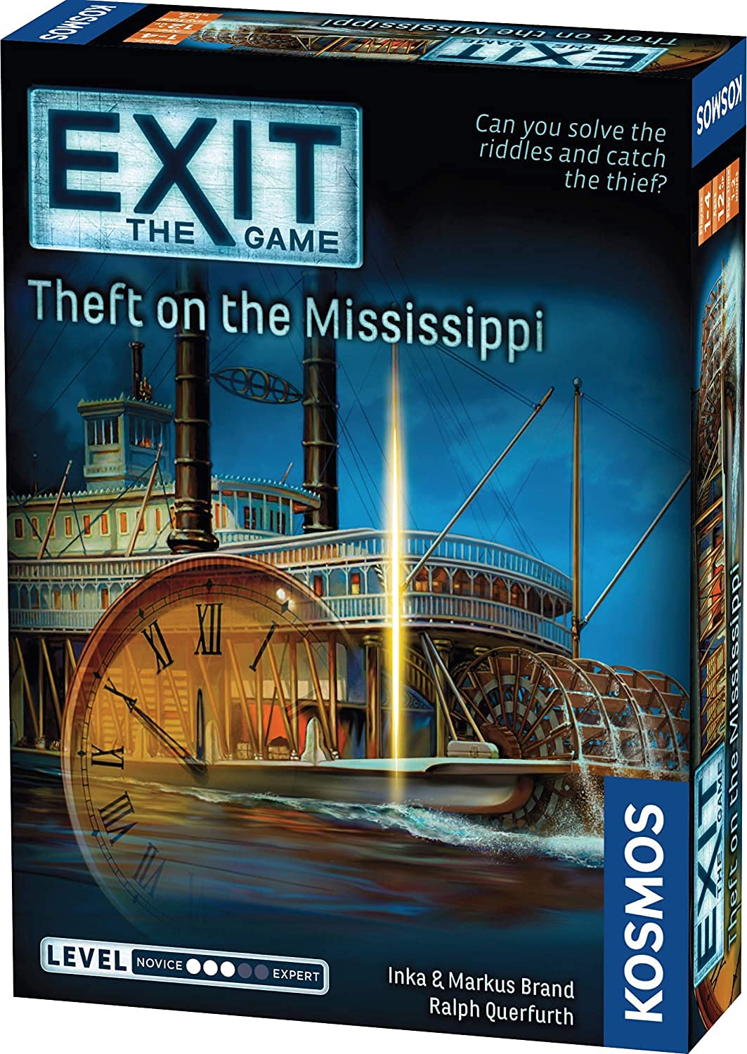 Photos - Board Game Thames & Kosmos EXIT: Theft on The Mississippi Escape Room Game in a Box E 