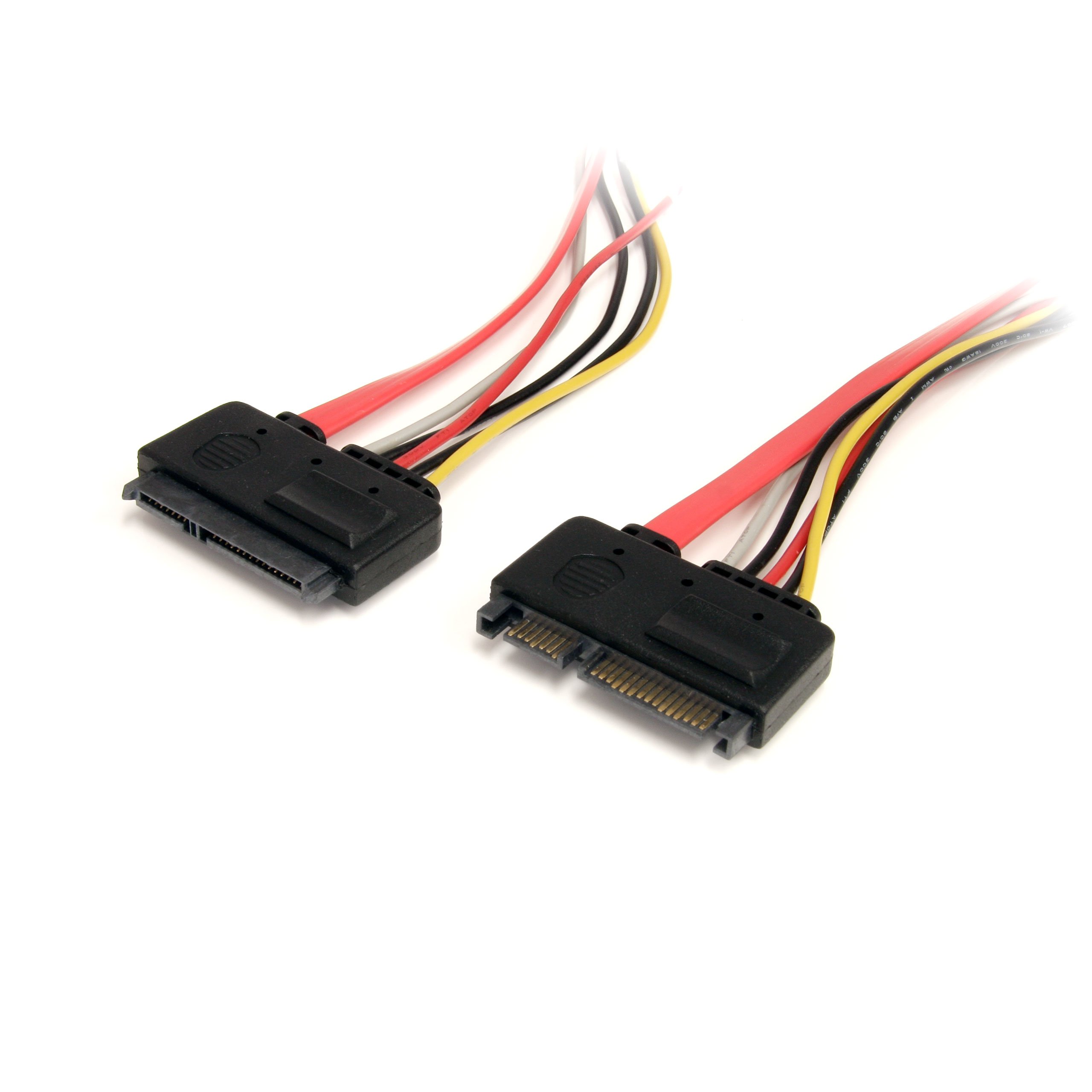 StarTech.com 12-дюймовый 22-контактный кабель-удлинитель SATA для питания и передачи данных - 1 фут SATA data pow