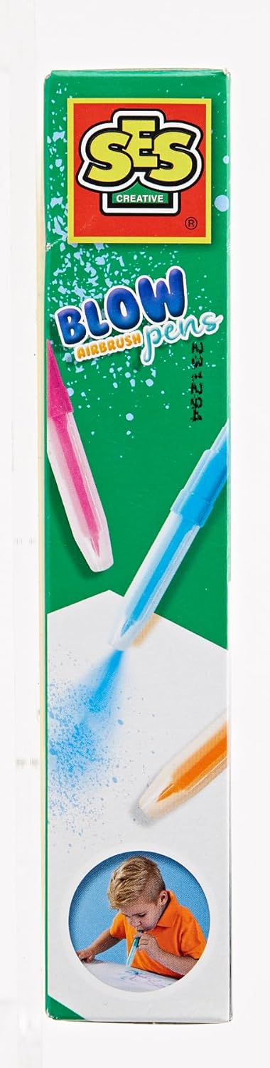 SES Creative 00275 - Blow Airbrush Pens, Set of 7 Color Transi (Importación USA) - Imagen 10 de 10