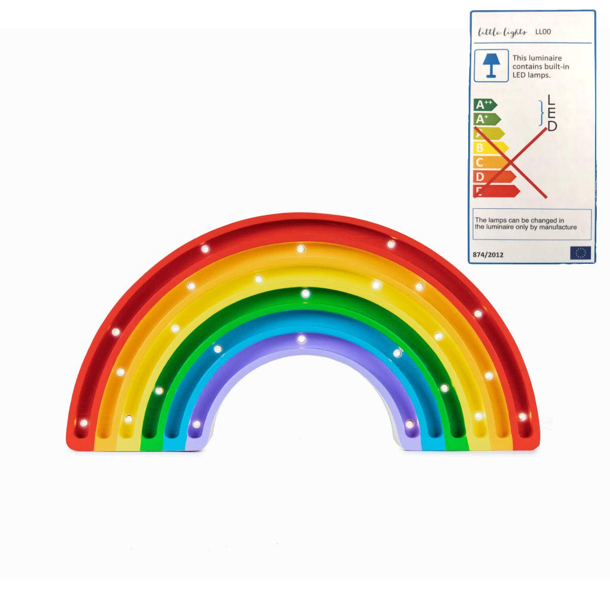 Лампа - Regenboog - Klassiek NEW