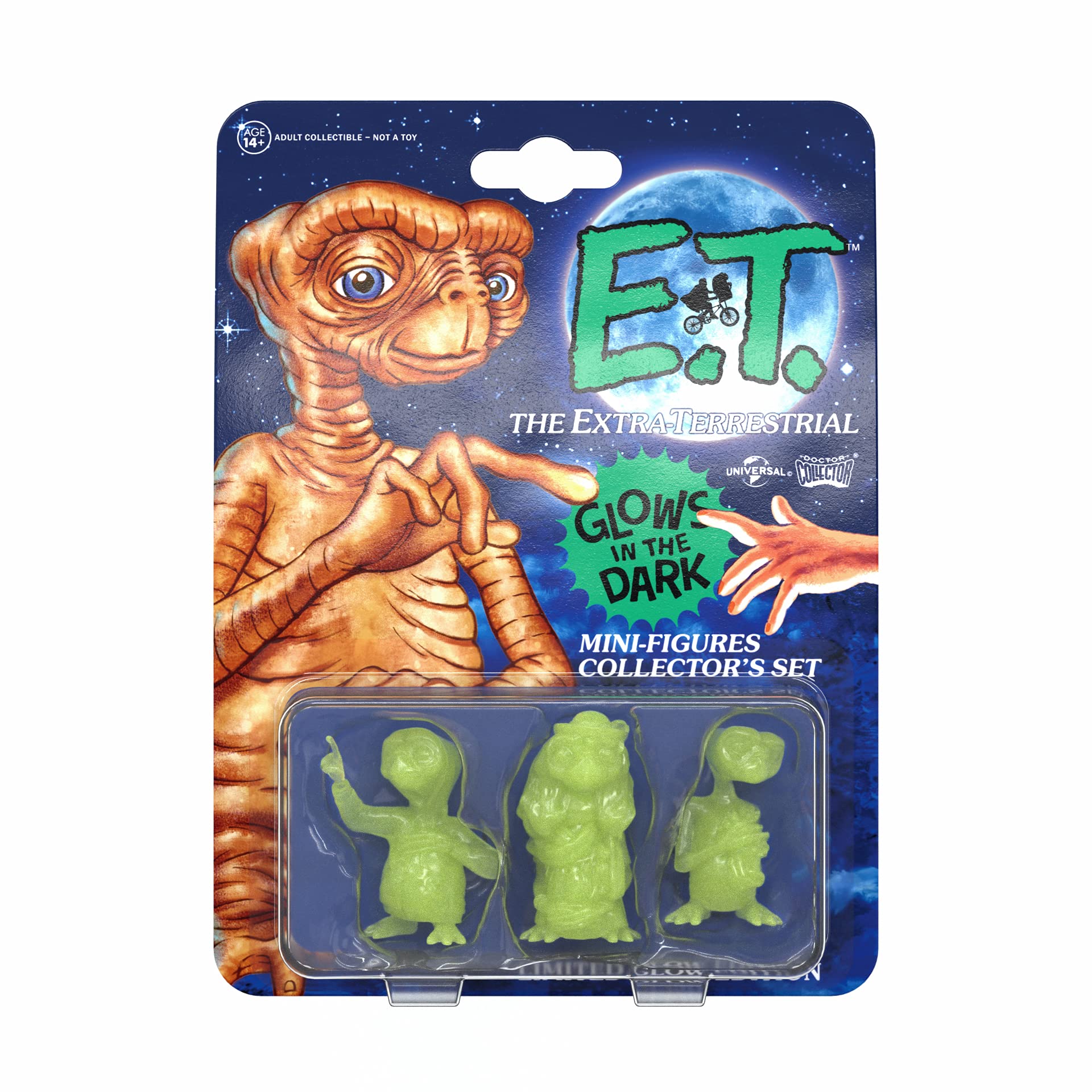 Doctor Collector DCET03 ET Mini Figures-Glowing, no Colour