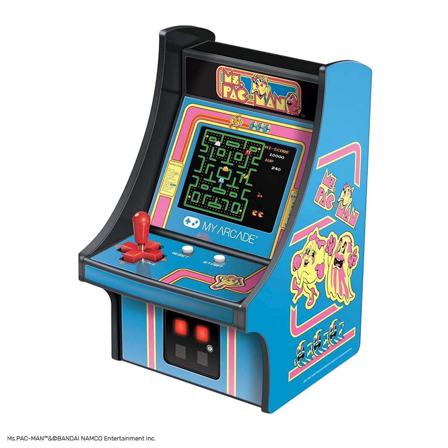 Photos - Other Toys My Arcade MS. Pac-Man Collectible Micro Player Retro Arcade Machine - 6 Inch ‎DGUNL-3230 