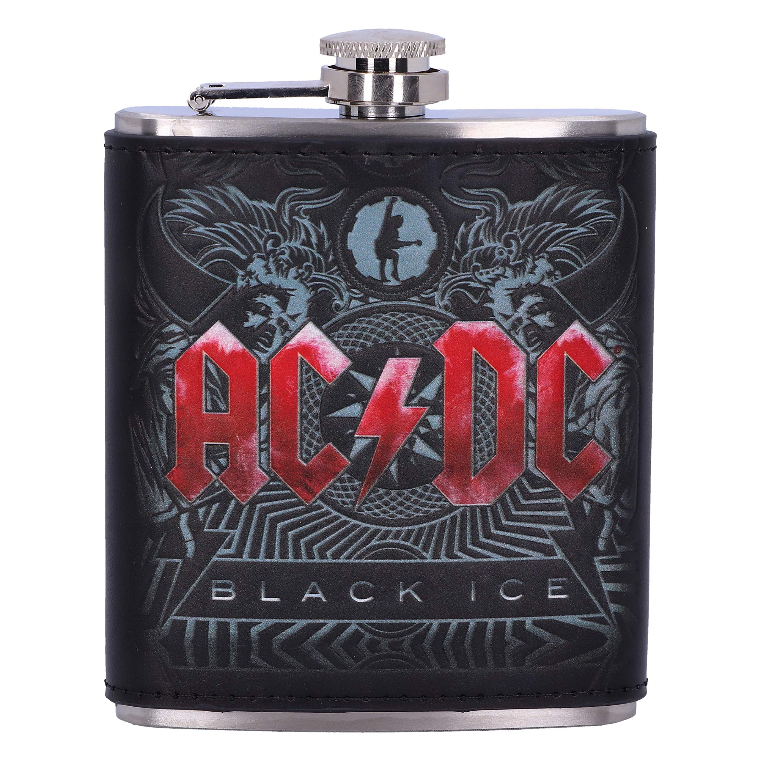 Nemesis Теперь официально лицензированная фляжка с тиснением для альбома ACDC Black Ice Нержавеющая сталь 4690₽