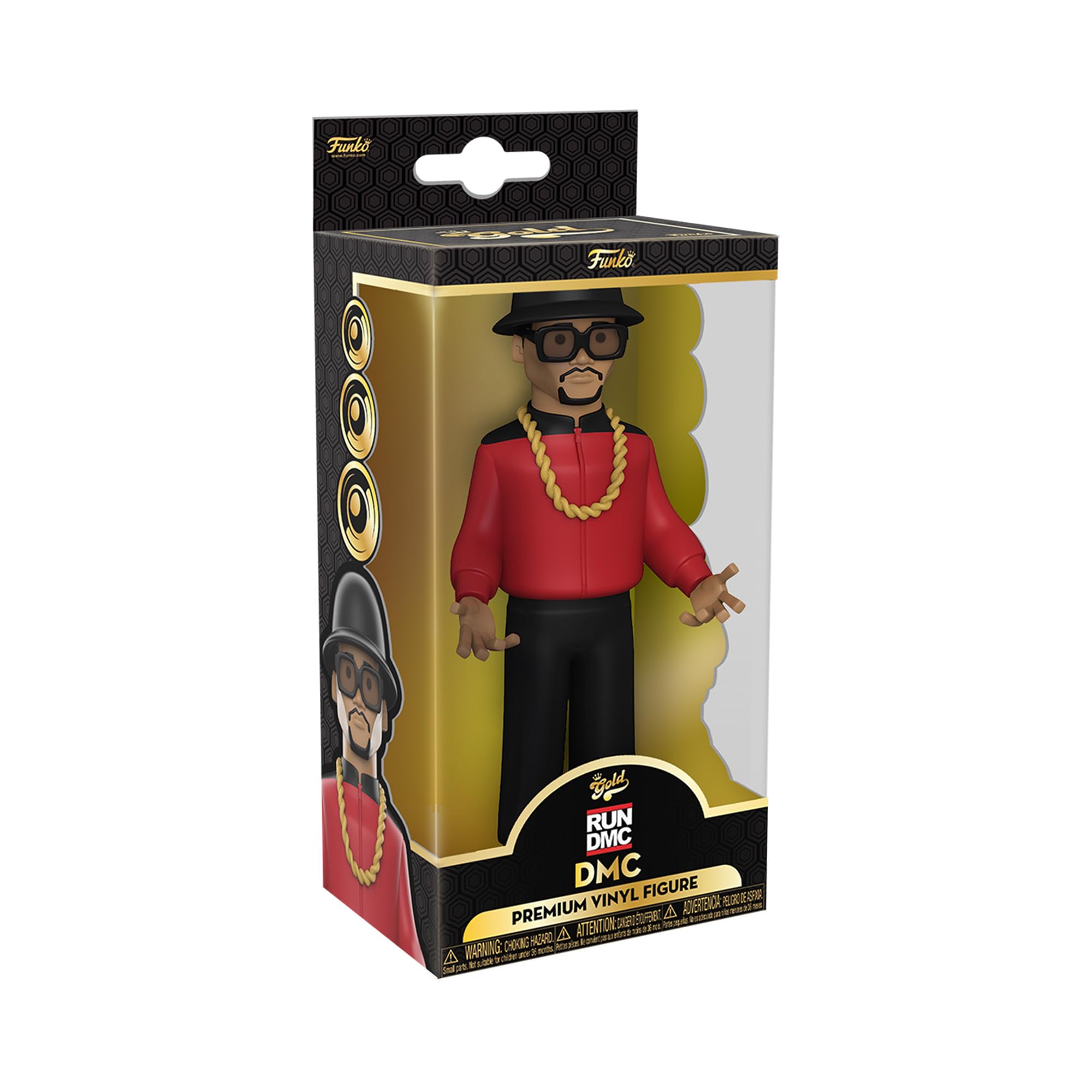 Photos - Action Figures / Transformers Funko Vinyl Gold 5: Run DMC - DMC - Collectable Vinyl Action Figure - Birthday Gift Idea - Official Merchandise - Ideal Toy
